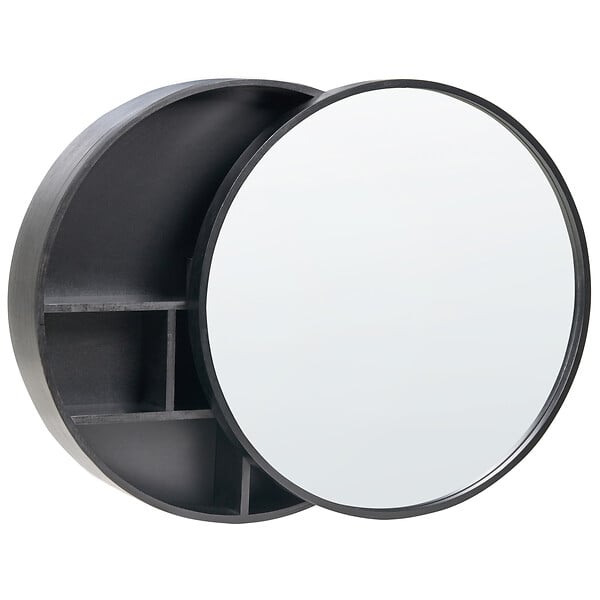 BELIANI - Armoire de toilette murale UCAYALI 50 cm 50 cm Noir - large