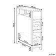 BELIANI - Meuble haut CACHI 20 cm Blanc - vignette