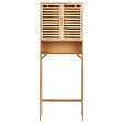 BELIANI - Meuble haut OKARCHE Bambou 63 cm Marron clair - vignette