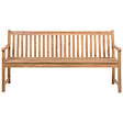 BELIANI - Banc de jardin VIVARA 180 cm Bois d'acacia certifié Marron clair - vignette