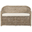 BELIANI - Banc avec coussin d'assise SUSUA 141 cm Rotin Naturel - vignette
