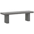 BELIANI - Banc de jardin TARANTO 150 cm Béton Gris - vignette