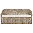 BELIANI - Banc avec coussin d'assise SUSUA 189 cm Rotin Naturel - vignette
