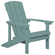 BELIANI - Chaise de jardin ADIRONDACK Turquoise - vignette