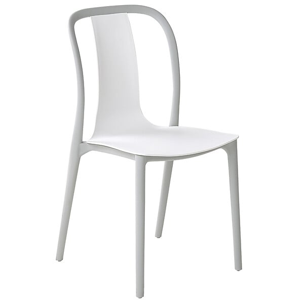 BELIANI - Lot de 4 chaises de jardin SPEZIA Blanc - large