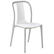 BELIANI - Lot de 4 chaises de jardin SPEZIA Blanc - vignette