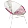 BELIANI - Chaise de jardin ACAPULCO Rose fushia - vignette
