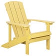 BELIANI - Chaise de jardin ADIRONDACK Jaune - vignette