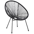 BELIANI - Chaise de jardin ACAPULCO II Noir - vignette