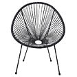 BELIANI - Chaise de jardin ACAPULCO II Noir - vignette