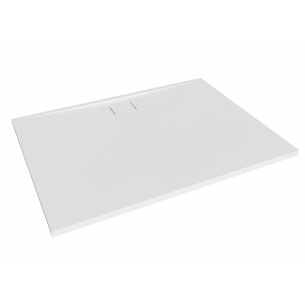 SWISS AQUA TECHNOLOGIES - Swiss Aqua Technologies Vision 120x90cm receveur de douche rectangulaire ultra-plat 3cm, surface antidérapante, marbre coulé, blanc (SATSVVI12090B) - large