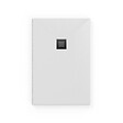 SWISS AQUA TECHNOLOGIES - Swiss Aqua Technologies Alek Receveur de douche rectangulaire 140x80cm avec siphon, en marbre coulé, Blanc (SATALEK14080B) - vignette