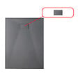 CERAMIA - Essential cache bonde pour receveur de douche, gris foncé (CERAESDG) - vignette