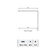 KIAMAMI VALENTINA - Cabine De Douche 130X80 Angulaire Transparente | Dream - vignette