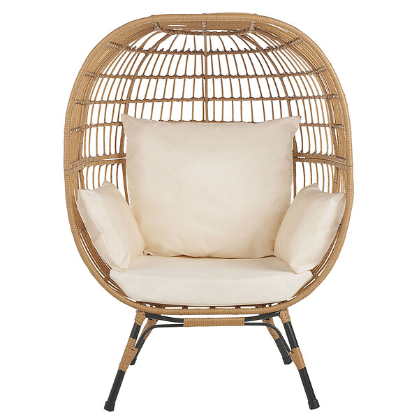 BELIANI - Chaise de jardin VEROLI Beige - large