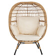 BELIANI - Chaise de jardin VEROLI Beige - vignette
