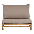 BELIANI - Chaise de jardin TODI Bambou Taupe - vignette
