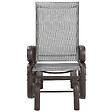 BELIANI - Chaise de jardin BORGIO Métal Marron/gris - vignette