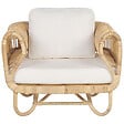 BELIANI - Fauteuil de jardin DOLCEDO Rotin Naturel - vignette