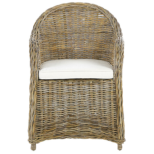 BELIANI - Fauteuil de jardin SUSUA Rotin Naturel - large