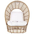 BELIANI - Fauteuil de jardin LIDO Rotin Beige - vignette