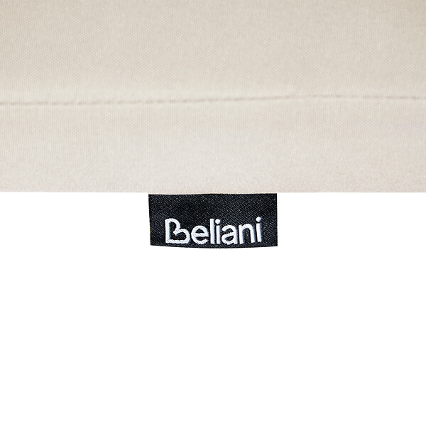 BELIANI - Salle à manger de jardin 6 places JAVA PREMIUM Taupe Acacia - large
