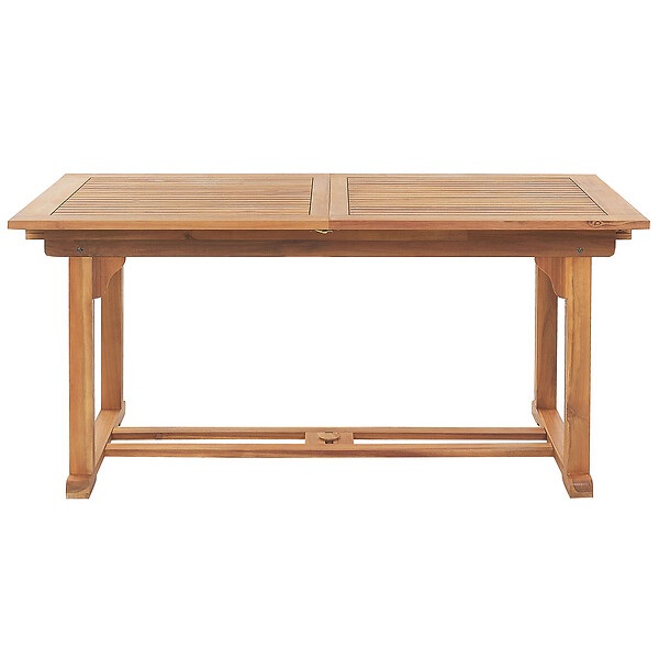 BELIANI - Salle à manger de jardin 6 places JAVA Gris graphite Acacia avec coussins - large