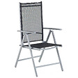 BELIANI - Lot de 6 chaises de jardin CATANIA Métal Noir - vignette