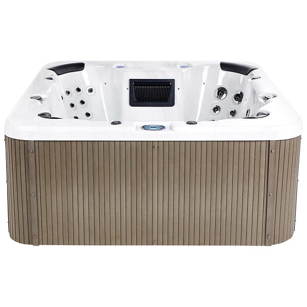 BELIANI - Spa d'extérieur avec LED VILLARRICA Blanc - large