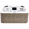 BELIANI - Spa d'extérieur avec LED VILLARRICA Blanc - vignette