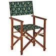 BELIANI - Lot de 2 chaises de jardin CINE Acacia Vert foncé - vignette