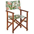 BELIANI - Lot de 2 chaises de jardin CINE Acacia Marron foncé - vignette