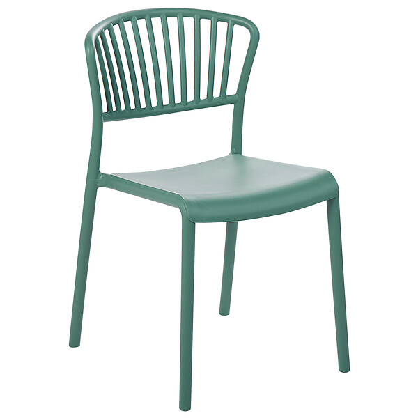 BELIANI - Lot de 4 chaises de jardin GELA Vert menthe - large