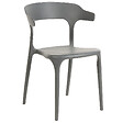 BELIANI - Lot de 4 chaises de jardin GUBBIO Gris - vignette