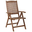 BELIANI - Chaise de jardin AMANTEA Acacia Marron foncé - vignette