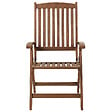 BELIANI - Chaise de jardin AMANTEA Acacia Marron foncé - vignette