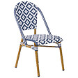 BELIANI - Lot de 4 chaises de jardin RIFREDDO Bleu - vignette