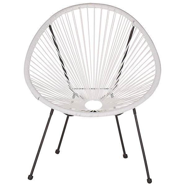 BELIANI - Chaise de jardin ACAPULCO II Blanc - large