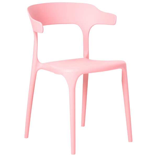 BELIANI - Lot de 4 chaises de jardin GUBBIO Rose - large