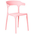 BELIANI - Lot de 4 chaises de jardin GUBBIO Rose - vignette