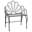 BELIANI - Chaise de jardin LIGURIA Métal Noir - vignette