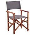 BELIANI - Lot de 2 chaises de jardin CINE Acacia Gris - vignette