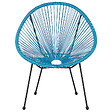 BELIANI - Chaise de jardin ACAPULCO II Bleu - vignette