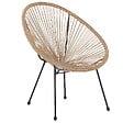 BELIANI - Chaise de jardin ACAPULCO II Naturel - vignette