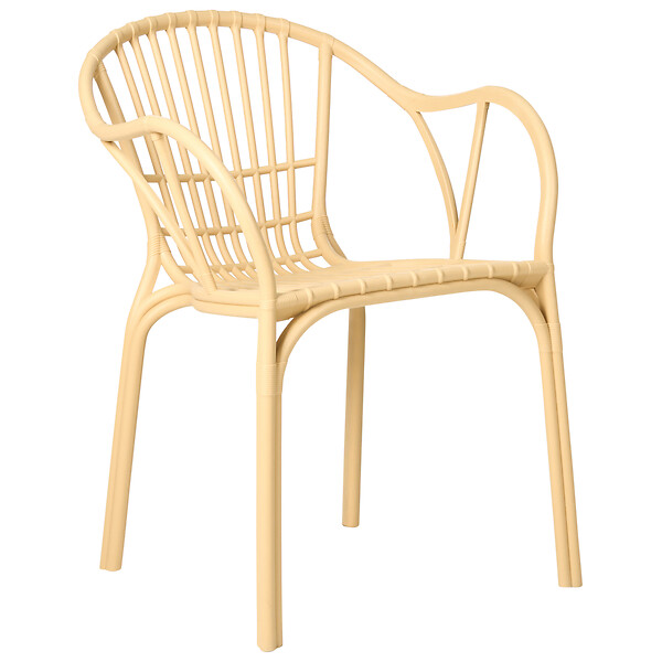 BELIANI - Lot de 4 chaises de jardin ANDORA Beige - large