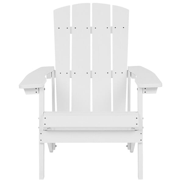 BELIANI - Chaise de jardin ADIRONDACK Blanc - large