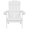 BELIANI - Chaise de jardin ADIRONDACK Blanc - vignette