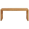 BELIANI - Table basse de jardin BELLANO 150 cm 35 cm Acacia Marron - vignette