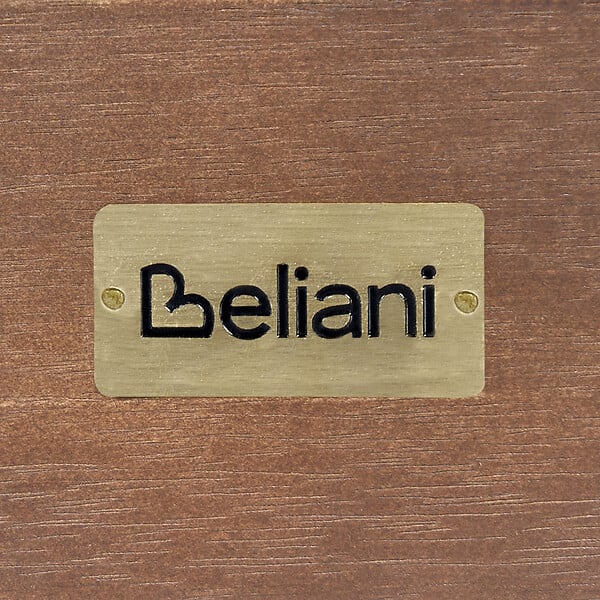 BELIANI - Table basse de jardin TIMOR 90 cm 75 cm Bois d\'acacia certifié Marron foncé - large