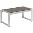 BELIANI - Table basse de jardin SALERNO Métal Gris foncé - vignette